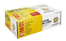 LUVA  LATEX P/ PROCED NÃO ESTÉRIL TAM P C/100 DESCARPACK